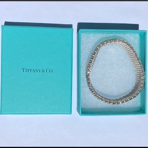 AUTH Tiffany & Co Sommerset mesh bracelet